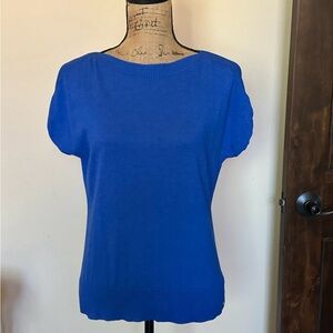 Lovely blue petite sweater-Never worn!